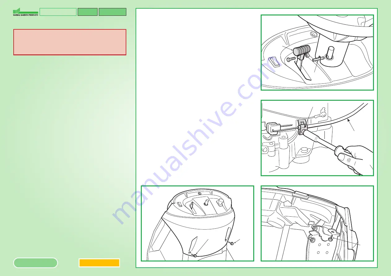 Global garden products N 102 Hy Series Workshop Manual Download Page 61