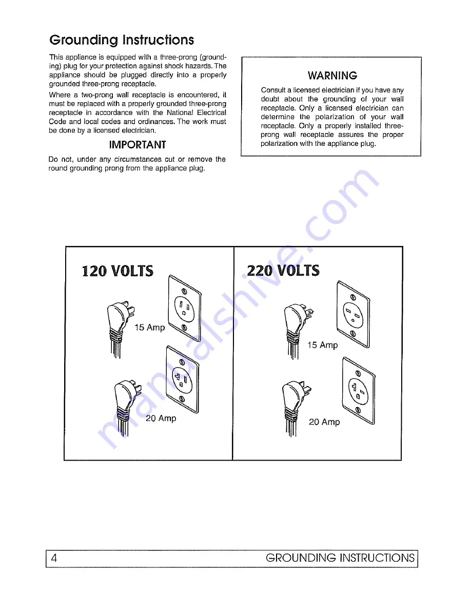 Global Refrigeration 2SF Service And Installation Manual Download Page 6