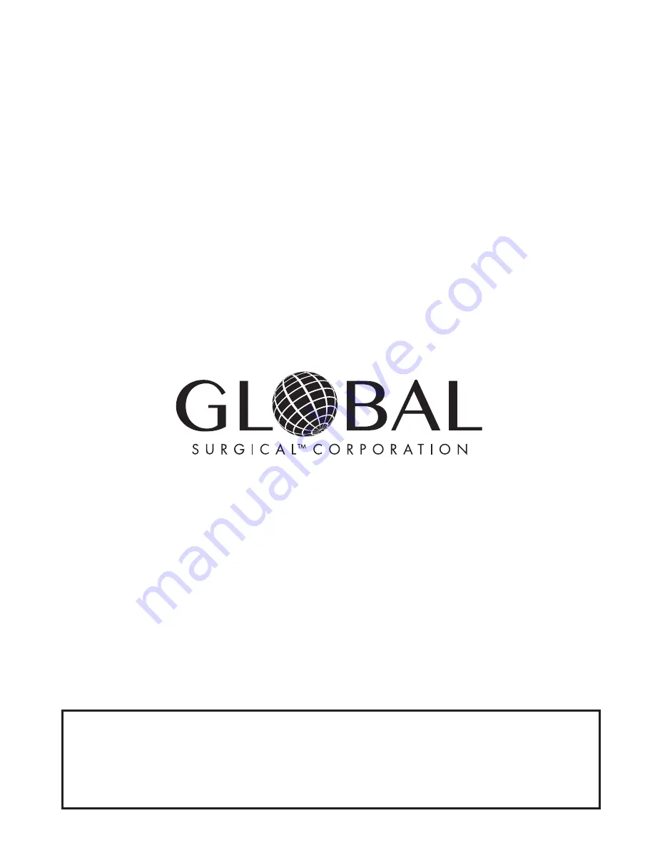 Global Surgical M 528C-MAGE 32040 Owner'S Manual Download Page 2