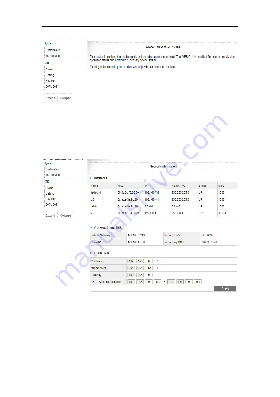 Global Telecom NetStick GLU194ST/GTC1000 User Manual Download Page 10