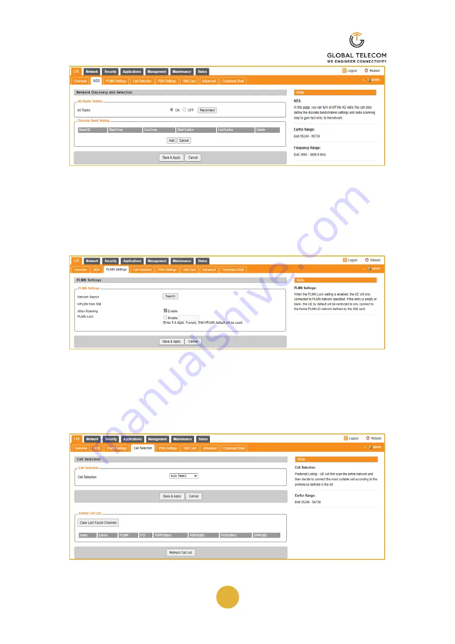 Global Telecom TITAN 4000 User Manual Download Page 11