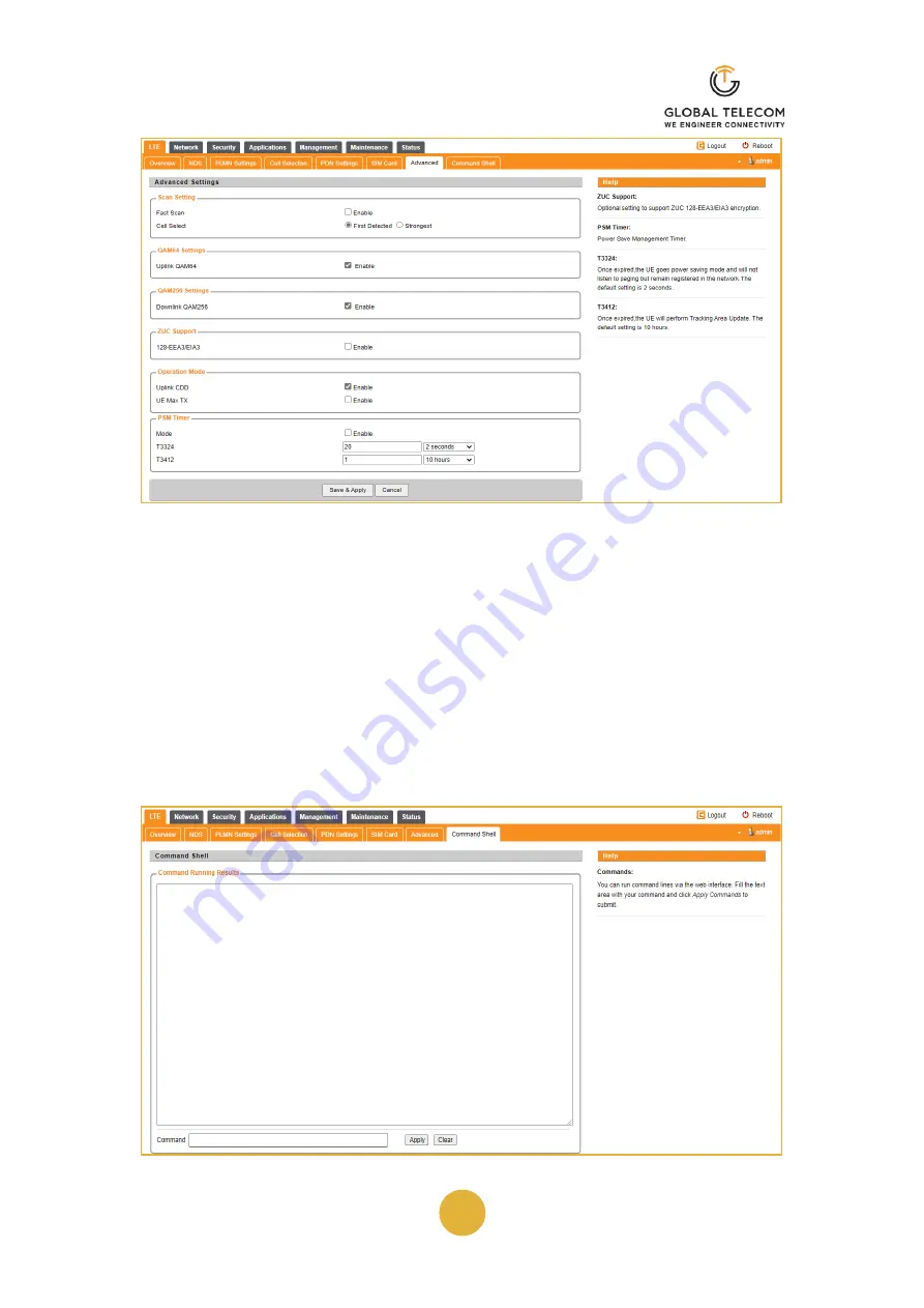 Global Telecom TITAN 4000 User Manual Download Page 13