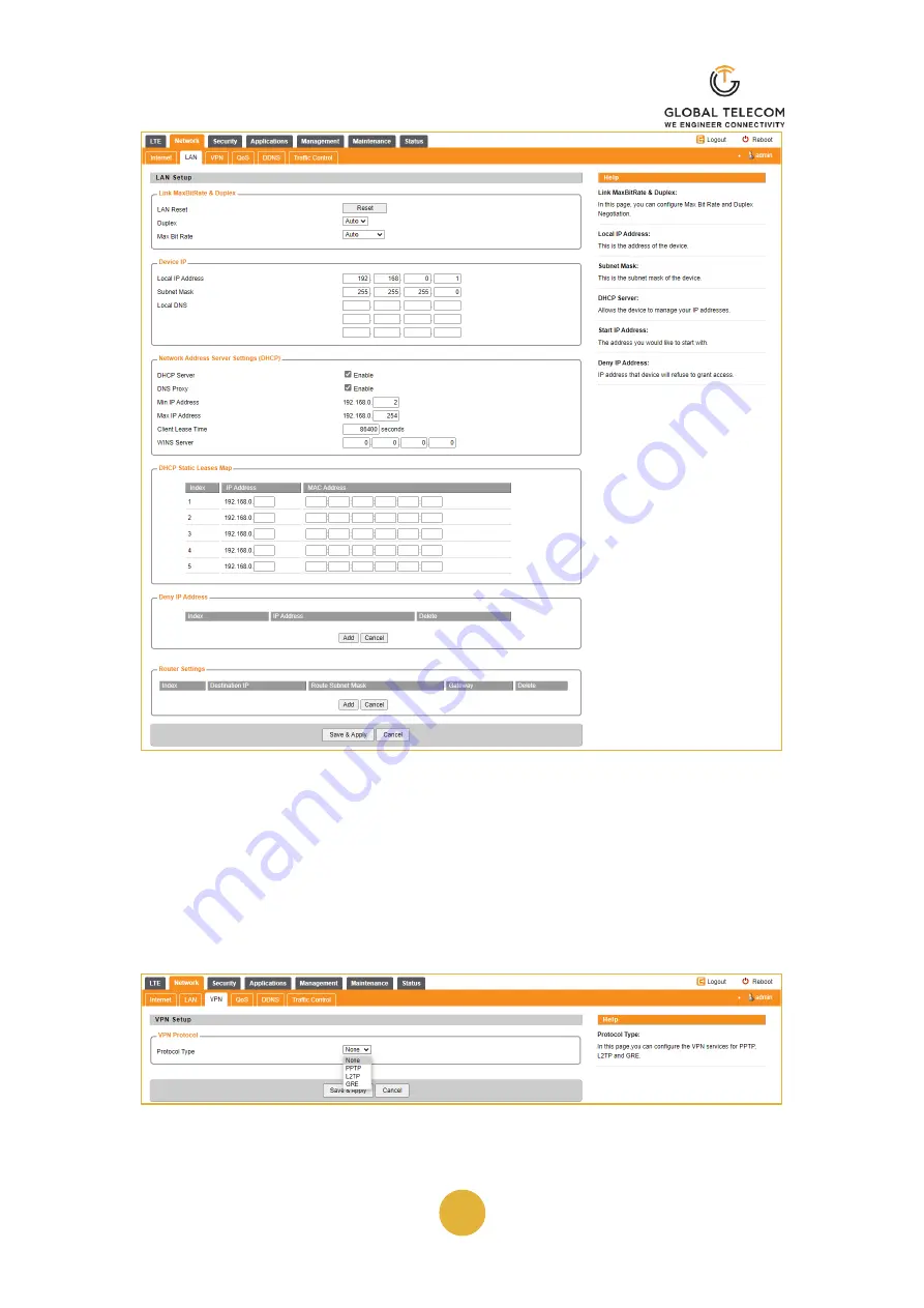 Global Telecom TITAN 4000 User Manual Download Page 15