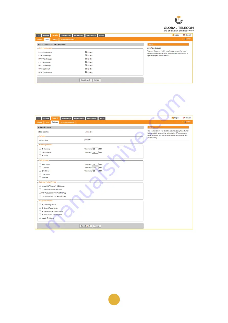 Global Telecom TITAN 4000 User Manual Download Page 19