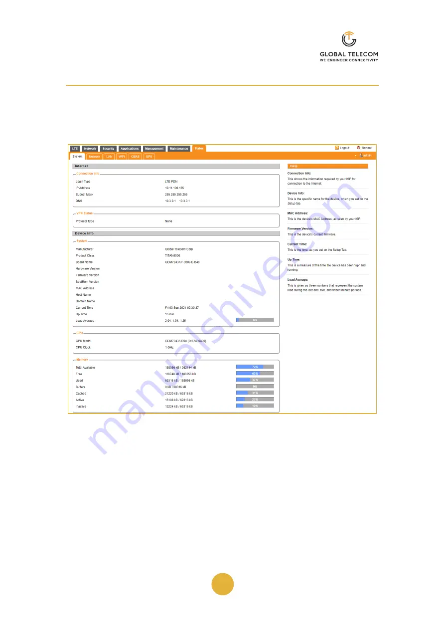 Global Telecom TITAN 4000 User Manual Download Page 27