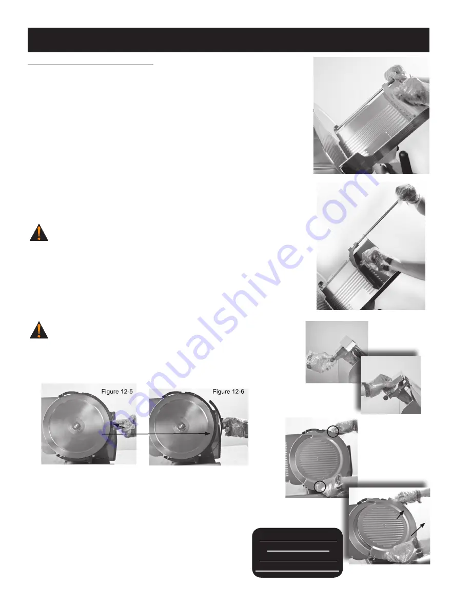 Globe ARBY'S 4913N Owner & Operator Instruction Manual Download Page 12