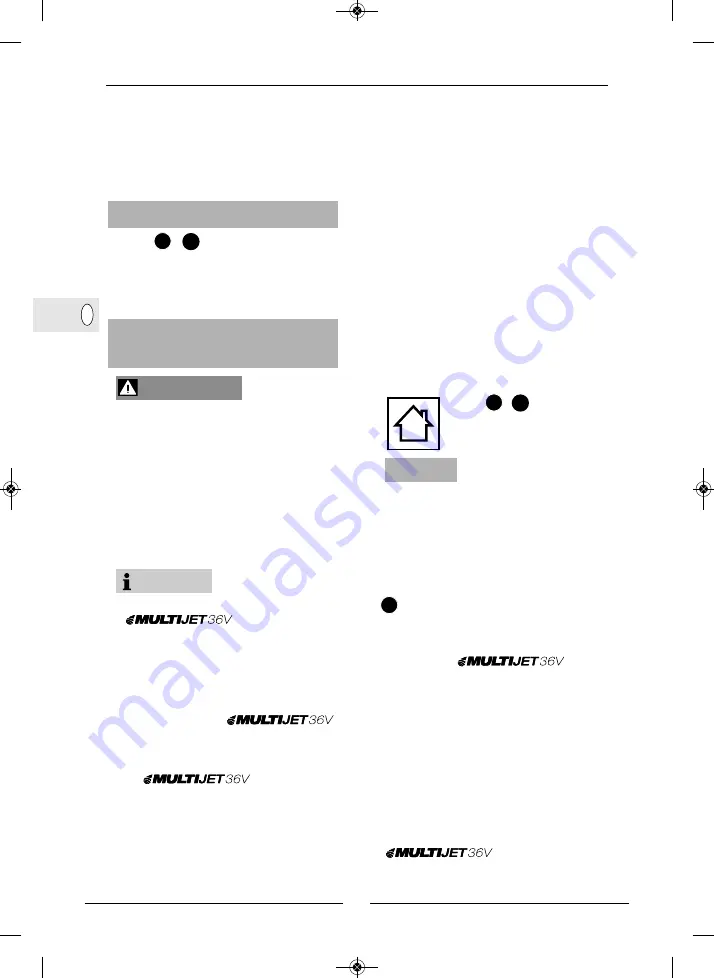 Gloria MULTIJET 000320.0000 User Manual Download Page 44