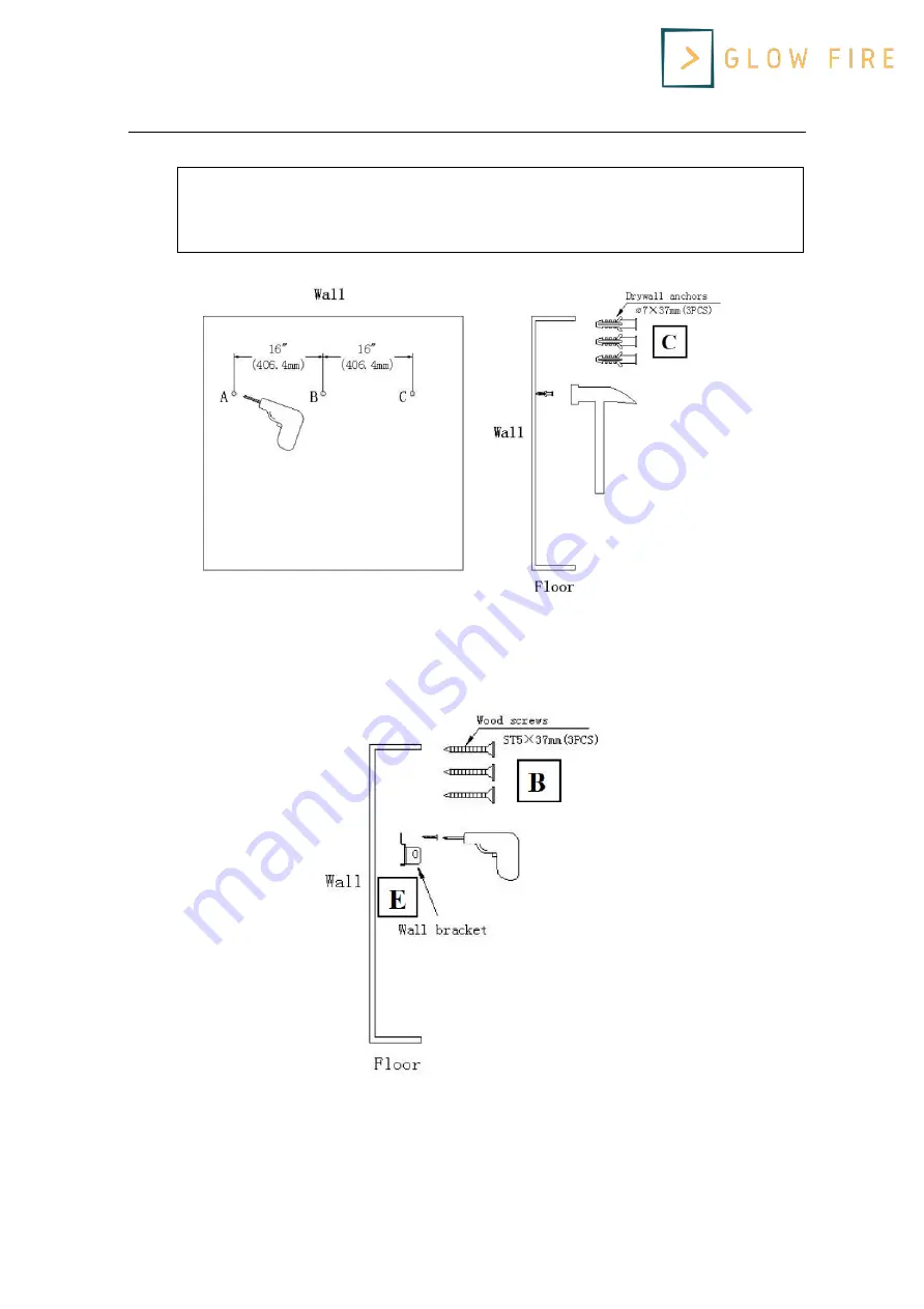 Glow Fire 190101 User Manual And Safety Instructions Download Page 36