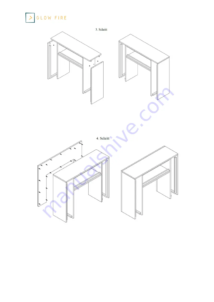 Glow Fire Hauptmann Assembly Instructions Manual Download Page 6