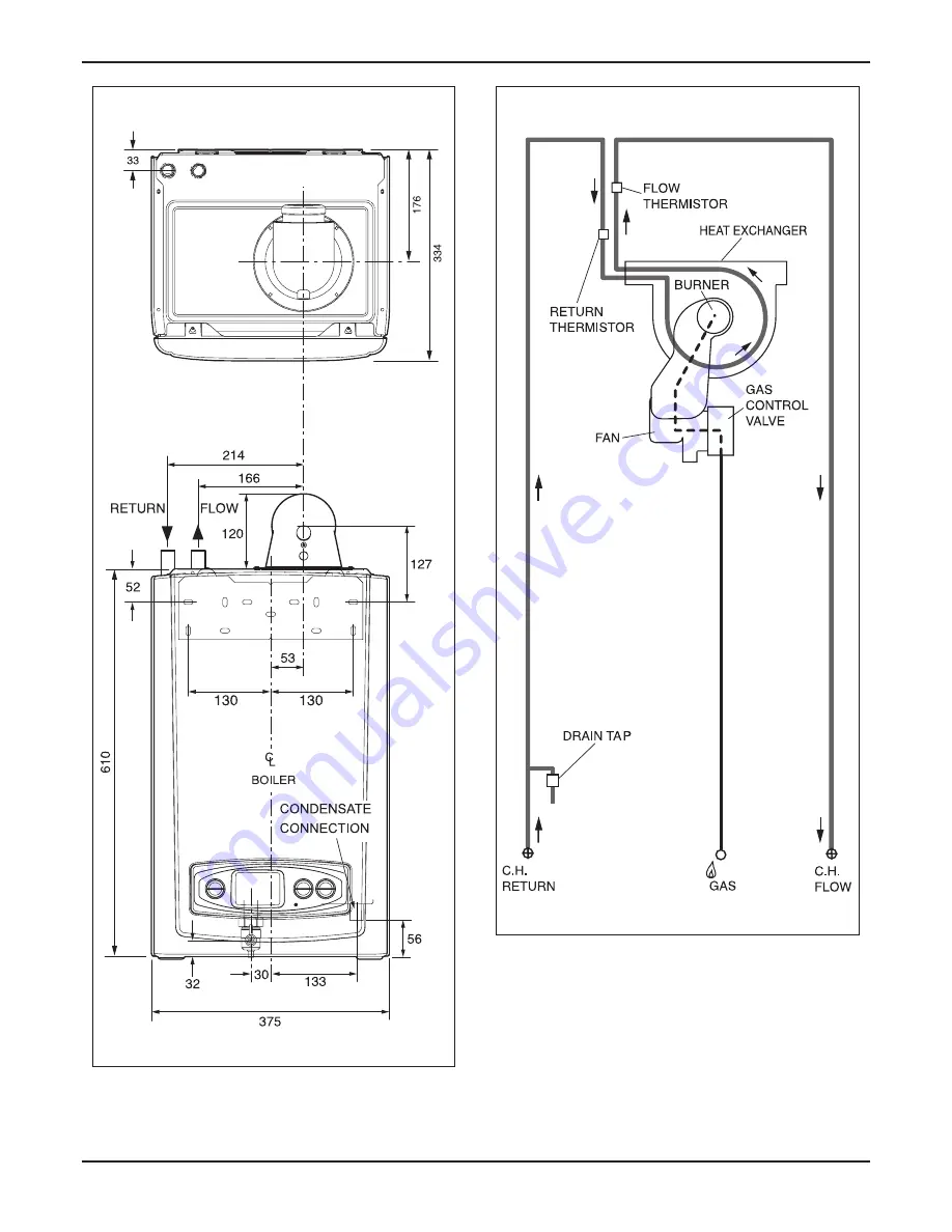 Glow-worm 12 hxi G.C.No. 41-019-01 Installation And Servicing Download Page 8