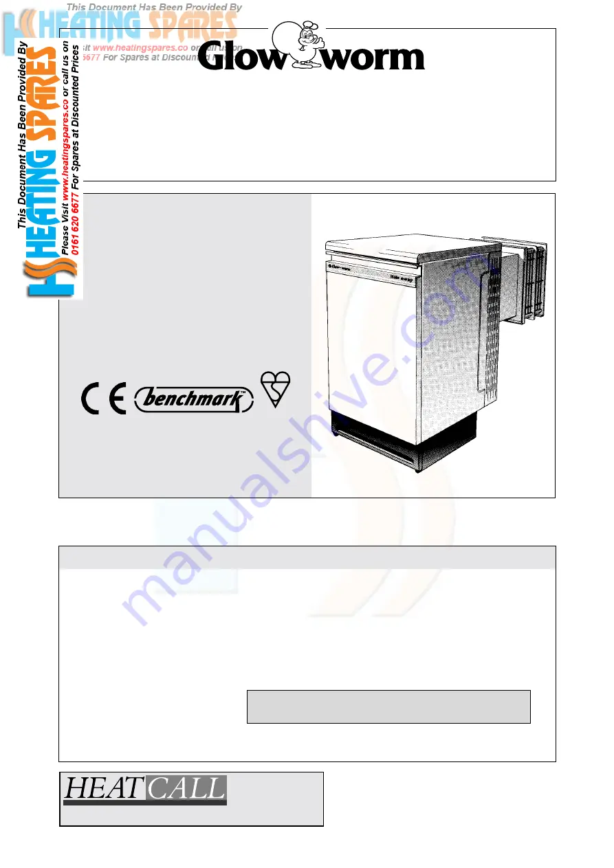 Glow-worm Hideaway 100B Instructions For Use Manual Download Page 1