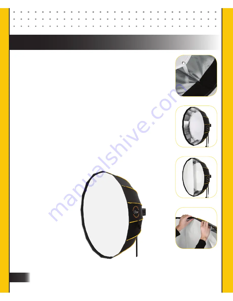 GLOW EZ Lock Beauty Dish Manual Download Page 5