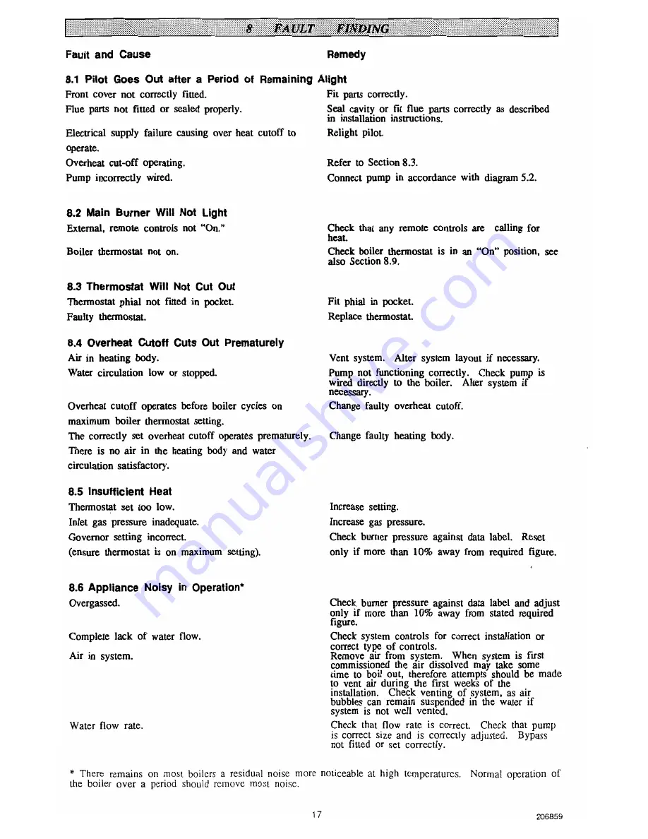 Glowworm Fuelsaver-30R-MkII Installation And Servicing Instructions Download Page 17