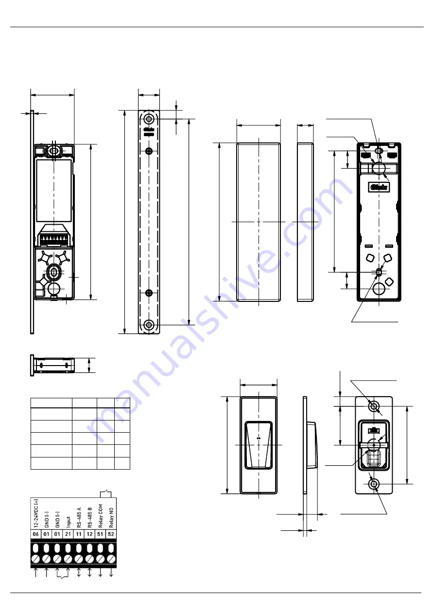 Glutz E frame reader Скачать руководство пользователя страница 2