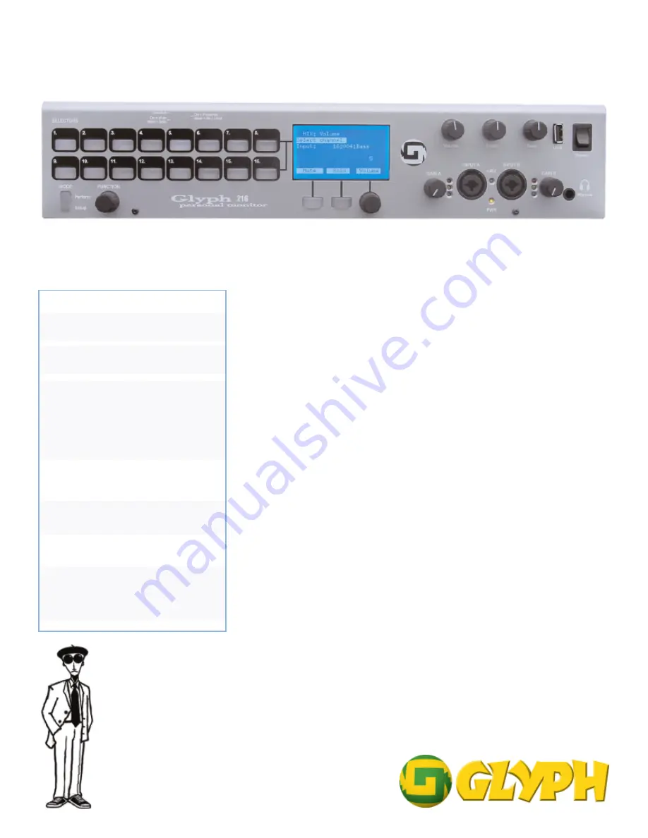 Glyph GPM-216 Brochure Download Page 1