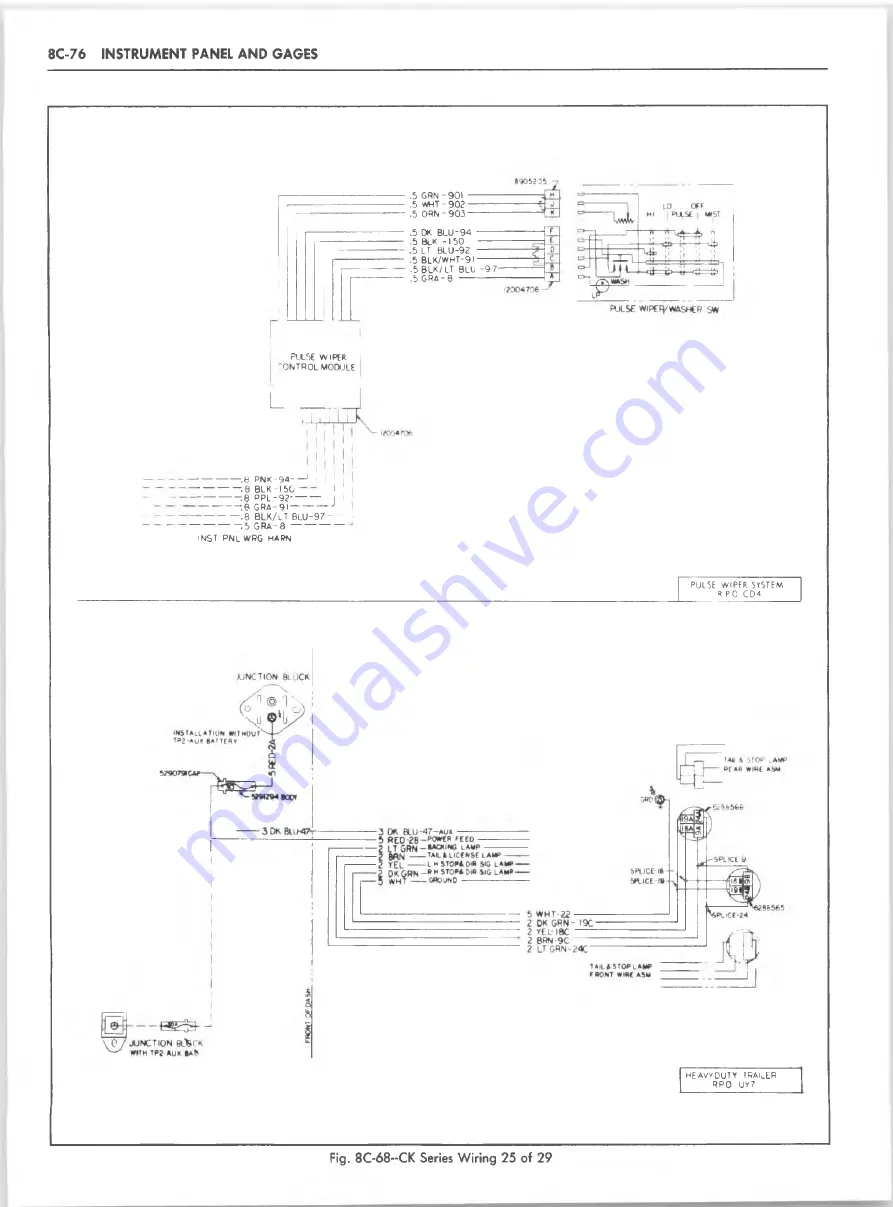 GMC 1982 Light Duty Truck Service Manual Download Page 1368