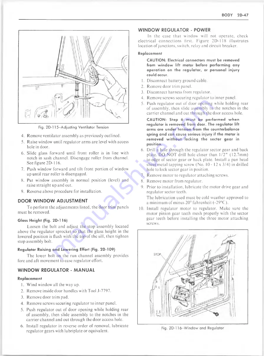 GMC 1982 Light Duty Truck Service Manual Download Page 209