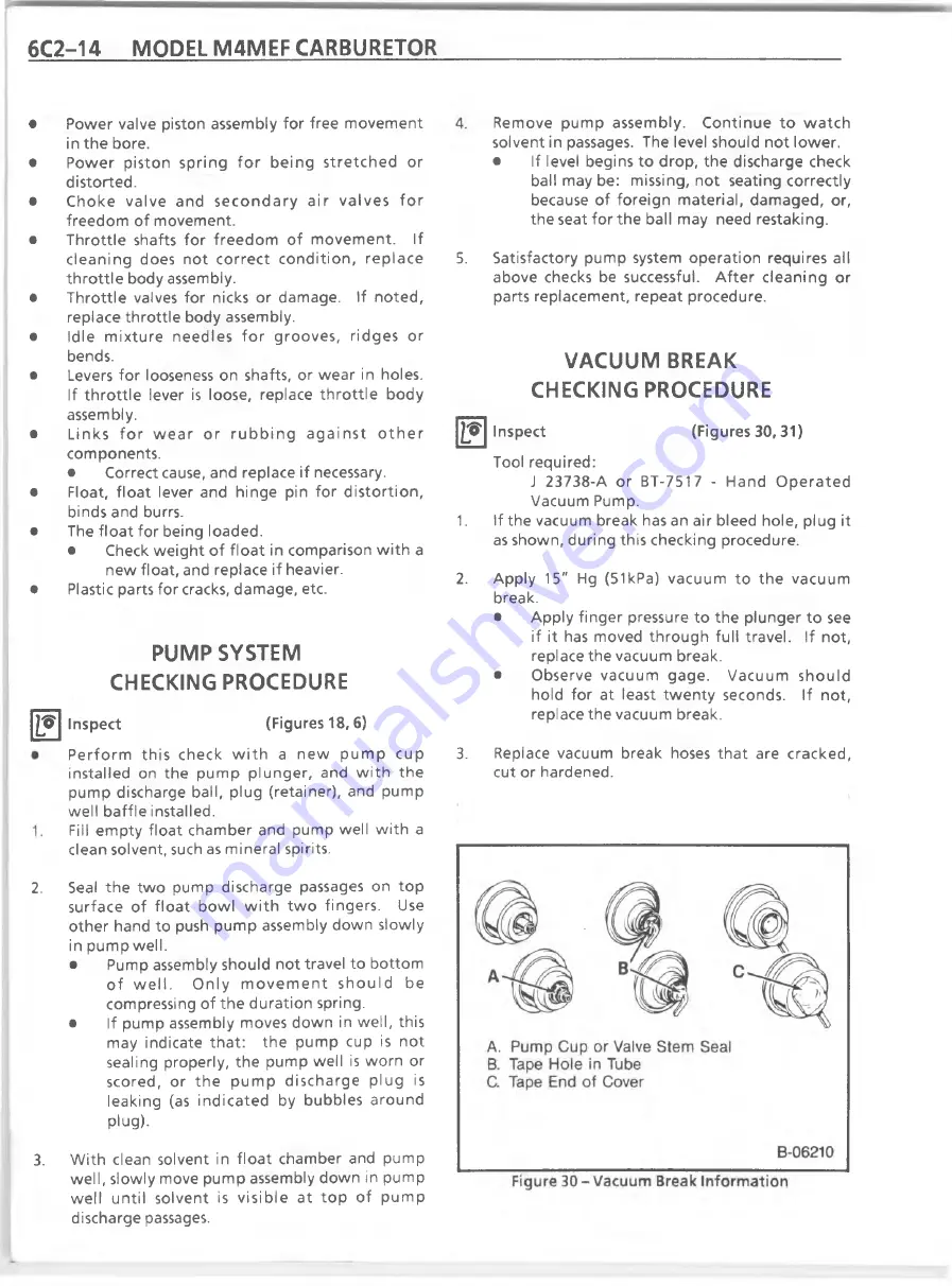 GMC 1989 Light Duty Truck Repair Manual Download Page 612