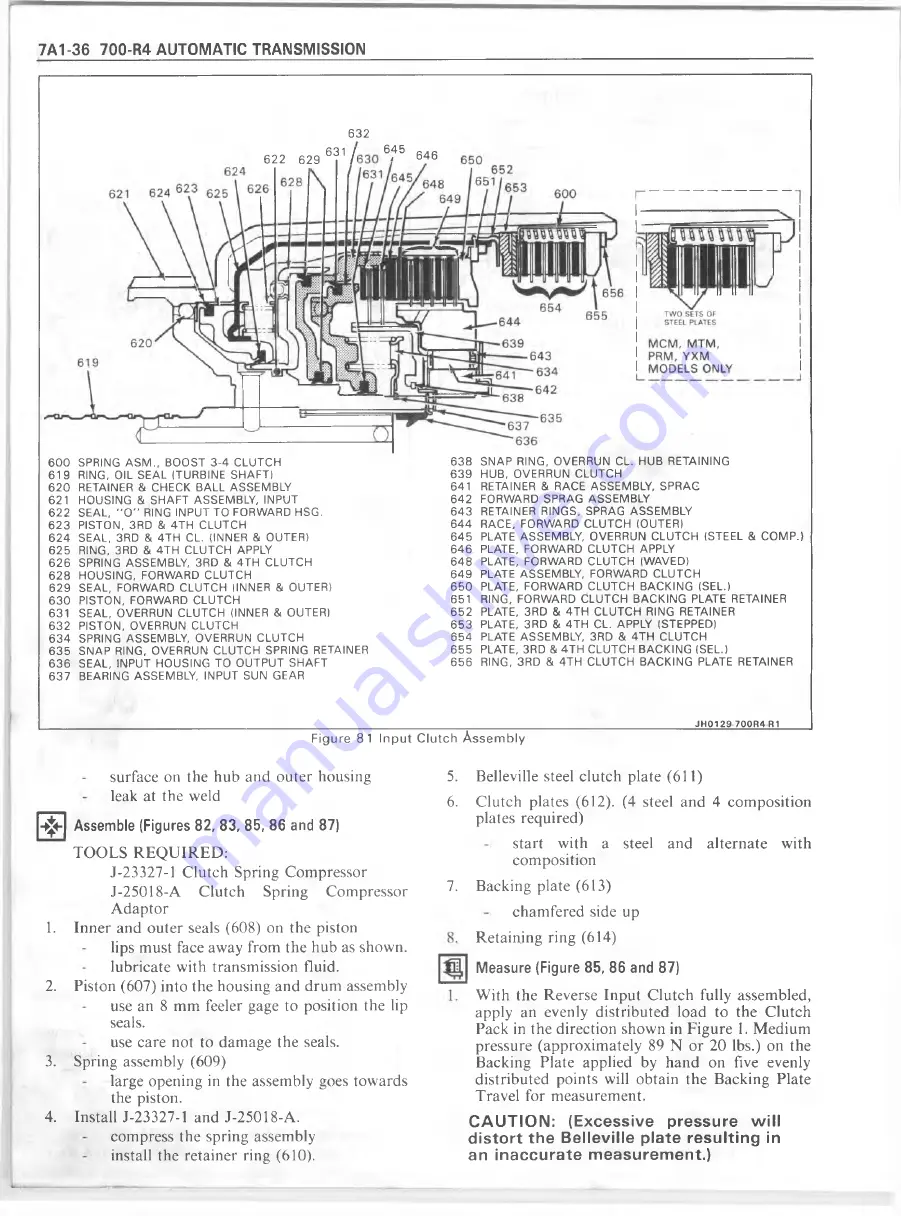 GMC 1989 Light Duty Truck Repair Manual Download Page 732