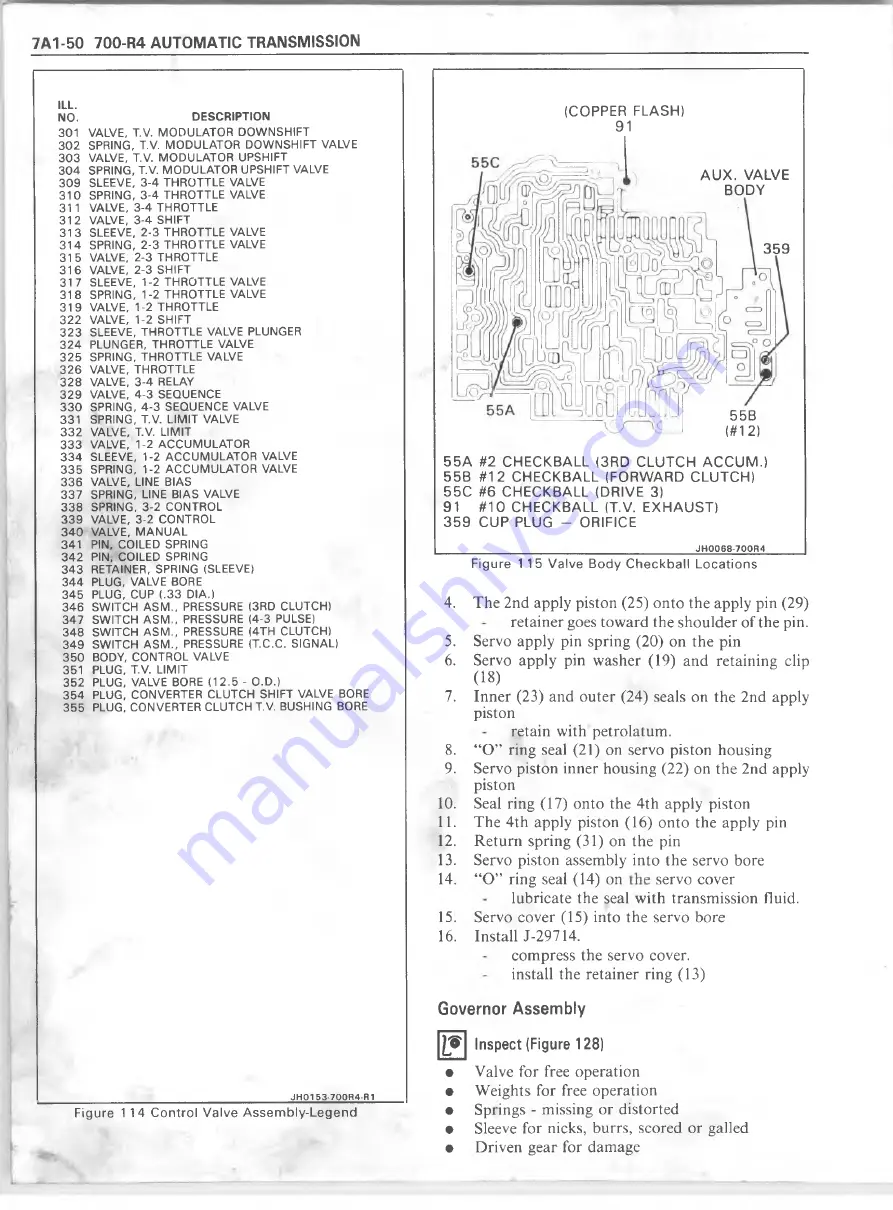 GMC 1989 Light Duty Truck Repair Manual Download Page 746