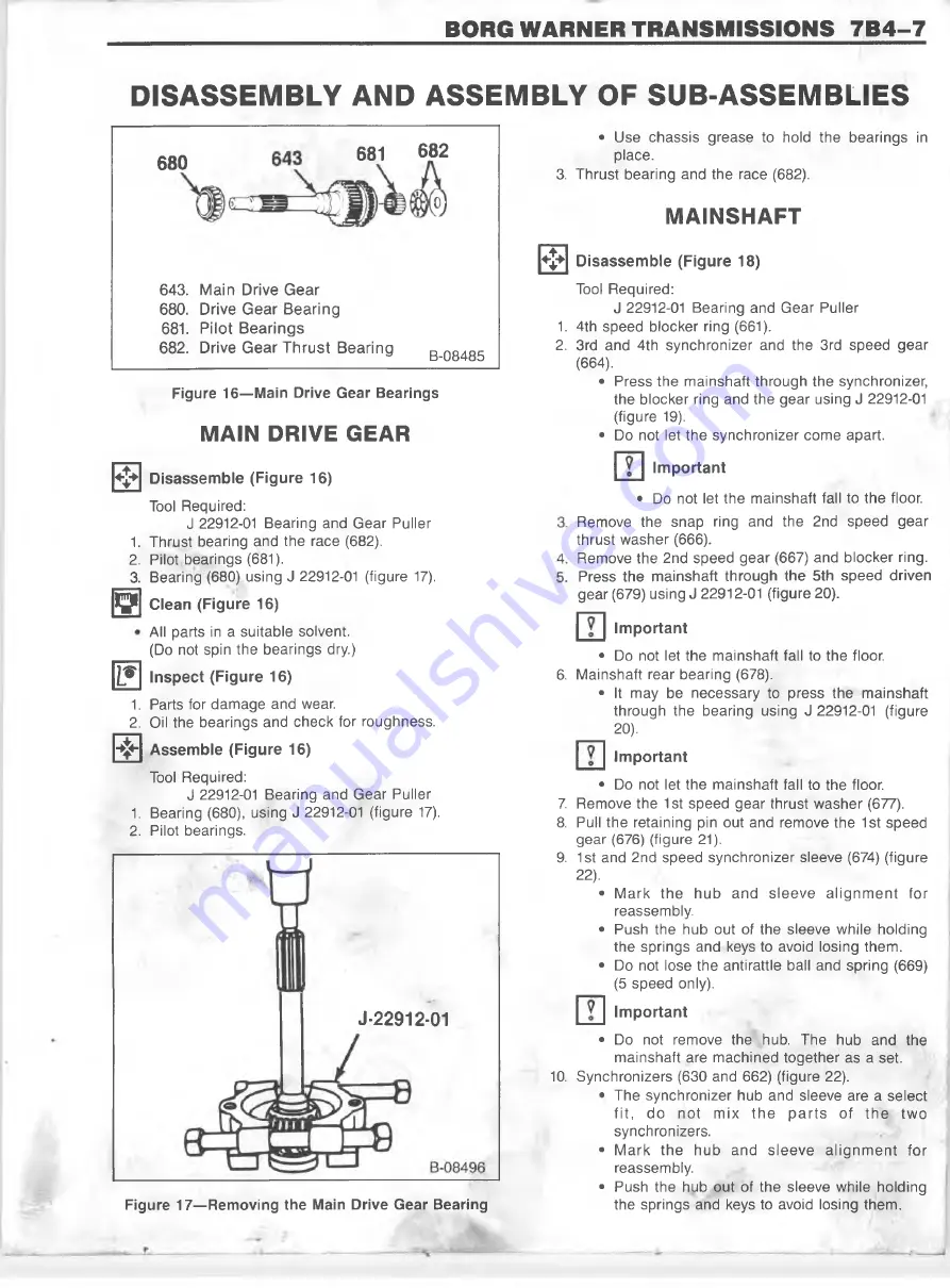 GMC 1989 Light Duty Truck Repair Manual Download Page 931