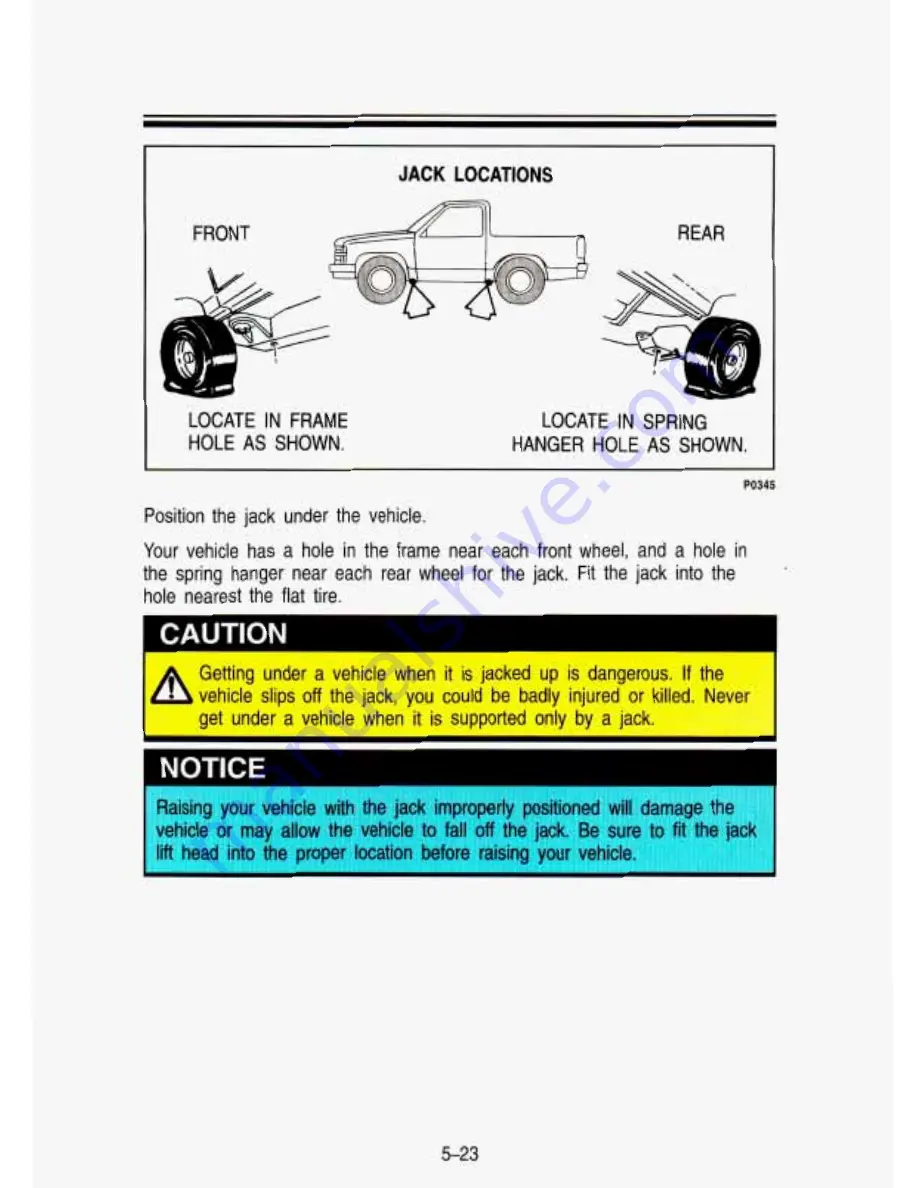 GMC 1993 Sonoma Owner'S Manual Download Page 239