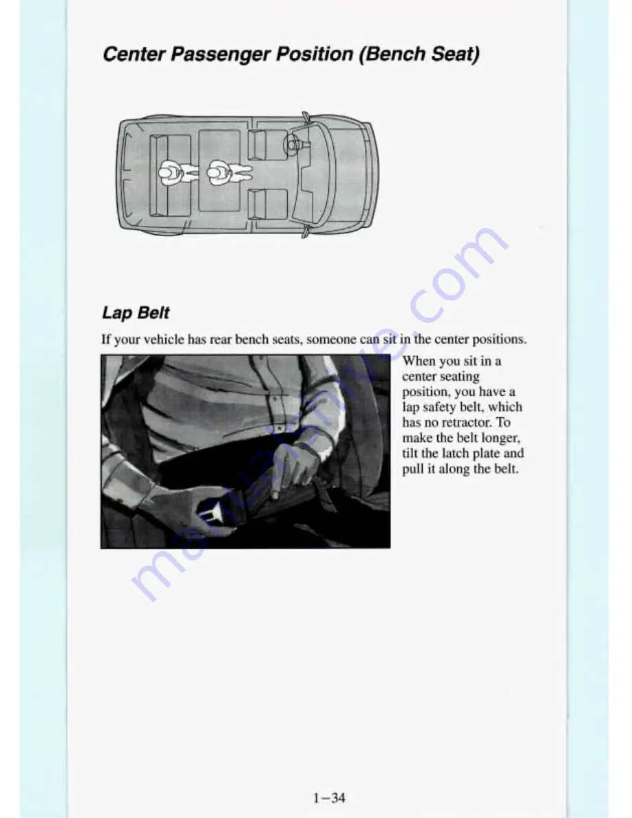 GMC 1994 Safari Owner'S Manual Download Page 46