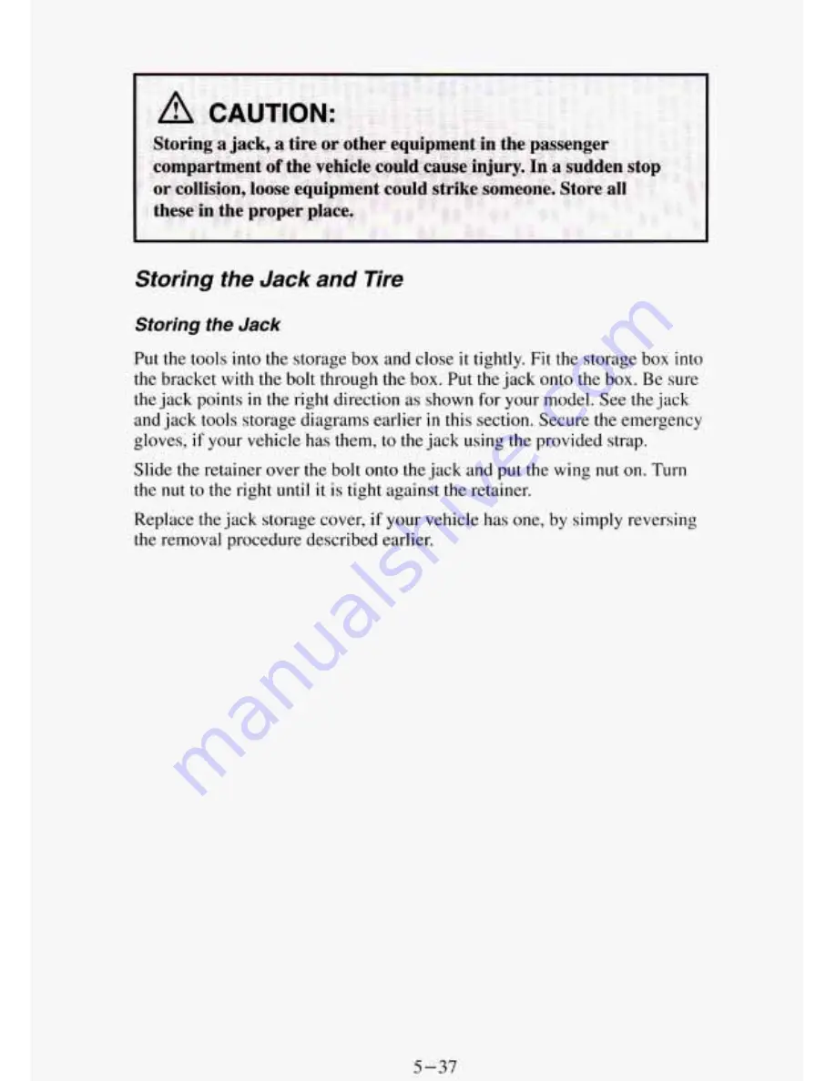 GMC 1994 Suburban Owner'S Manual Download Page 241