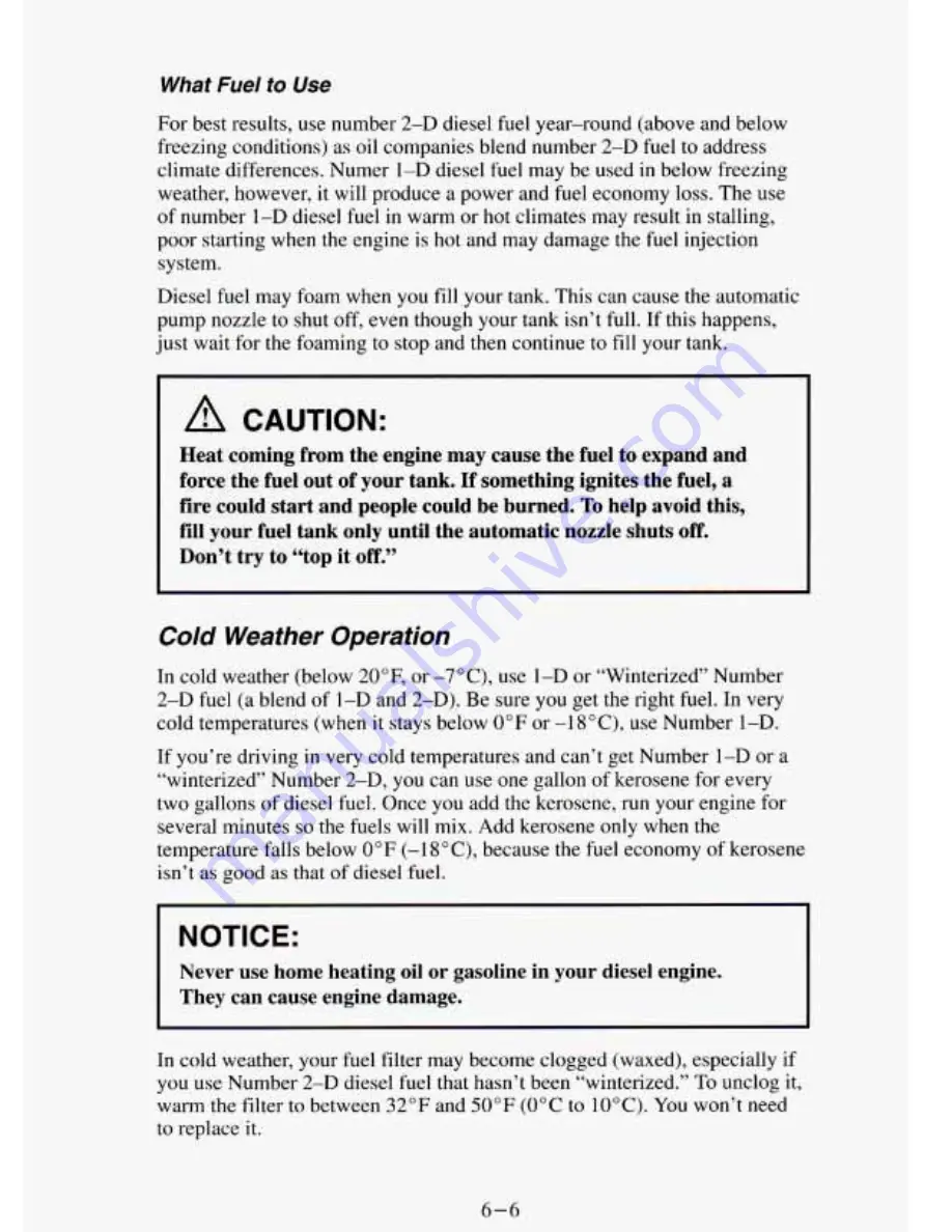 GMC 1994 Suburban Owner'S Manual Download Page 252