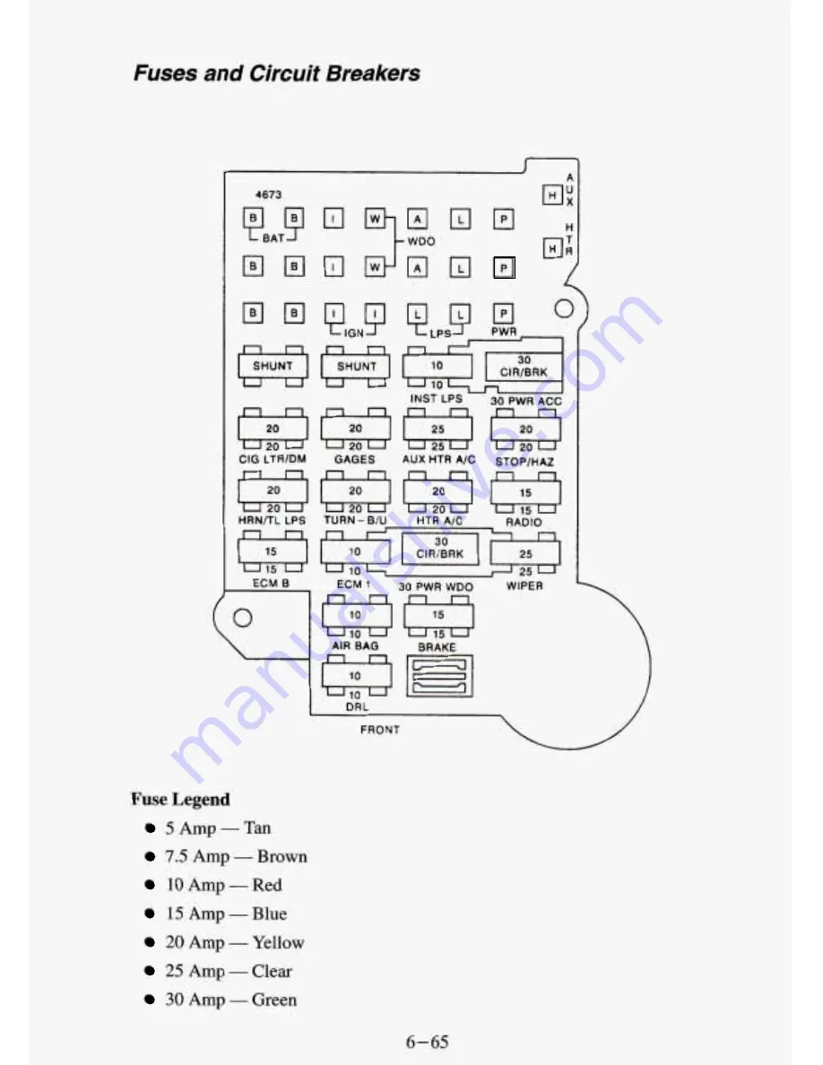 GMC 1995 Safari Owner'S Manual Download Page 271