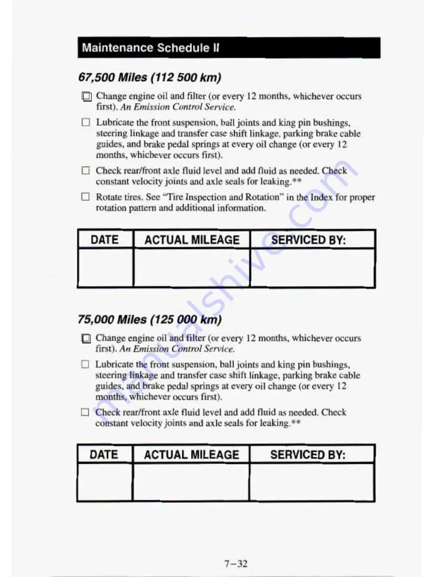 GMC 1995 Safari Owner'S Manual Download Page 306