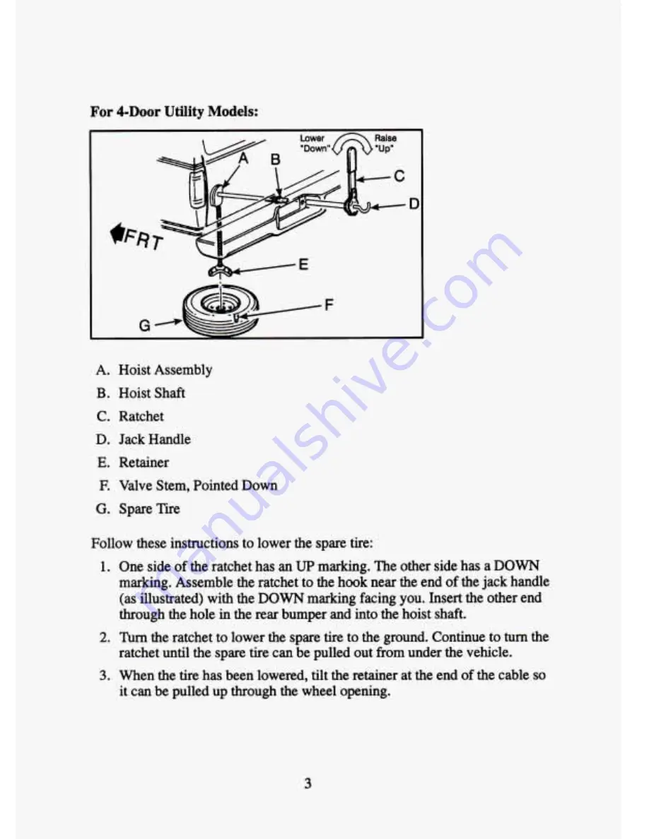 GMC 1995 Suburban Owner'S Manual Download Page 9