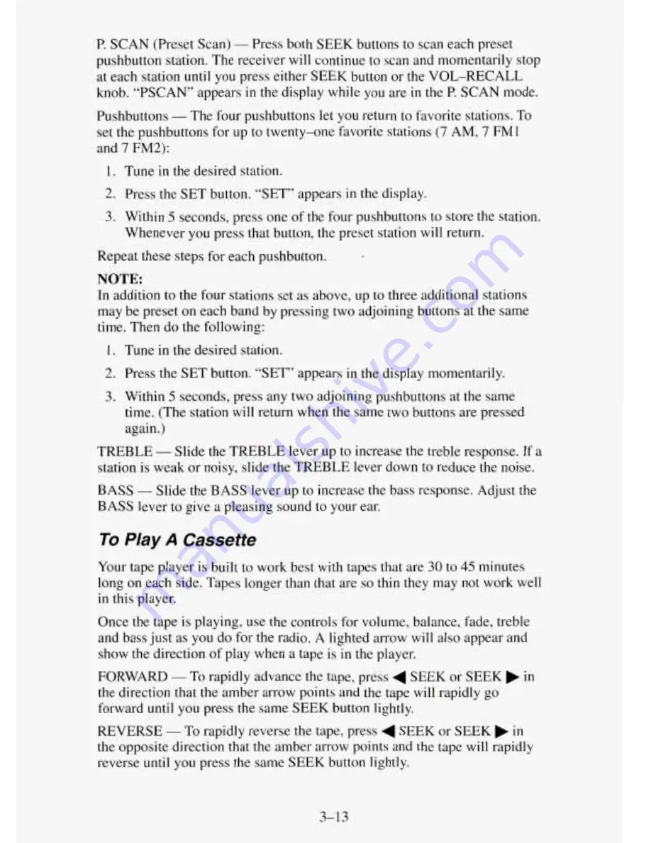 GMC 1995 Suburban Owner'S Manual Download Page 173