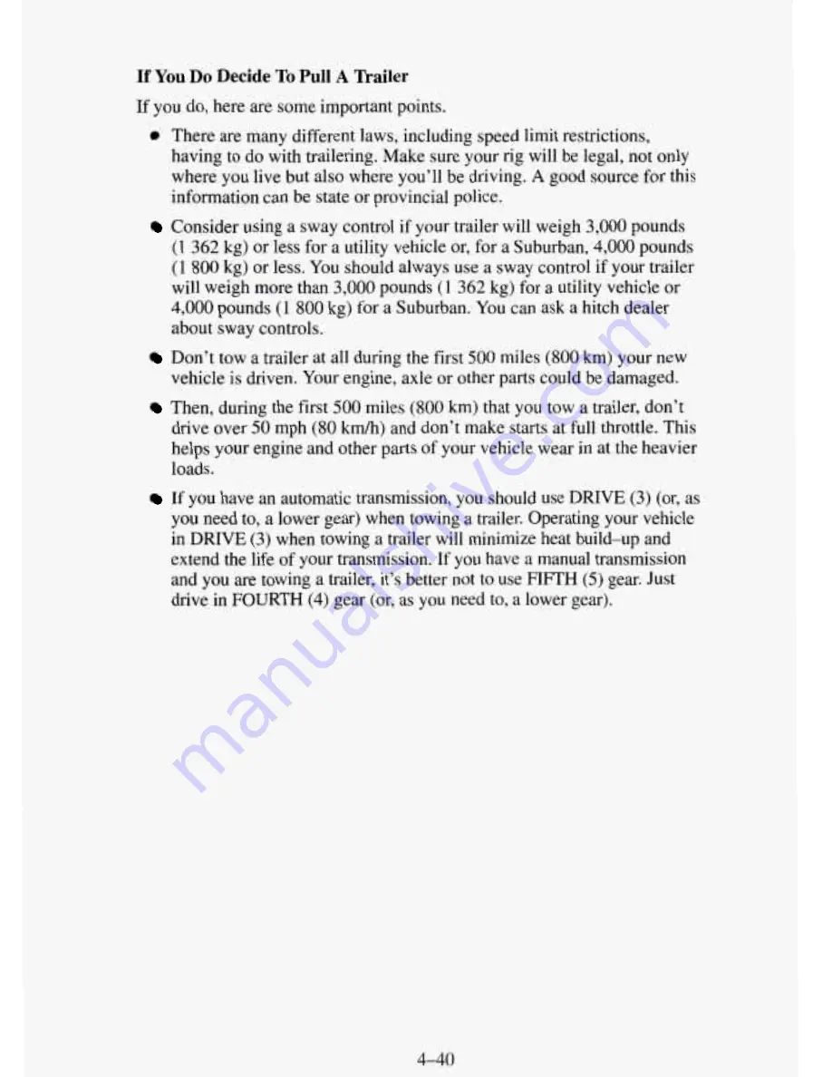 GMC 1995 Suburban Owner'S Manual Download Page 228