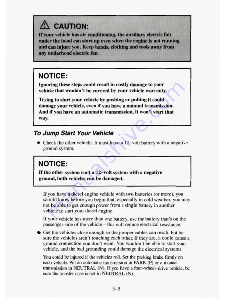 GMC 1995 Suburban Owner'S Manual Download Page 241