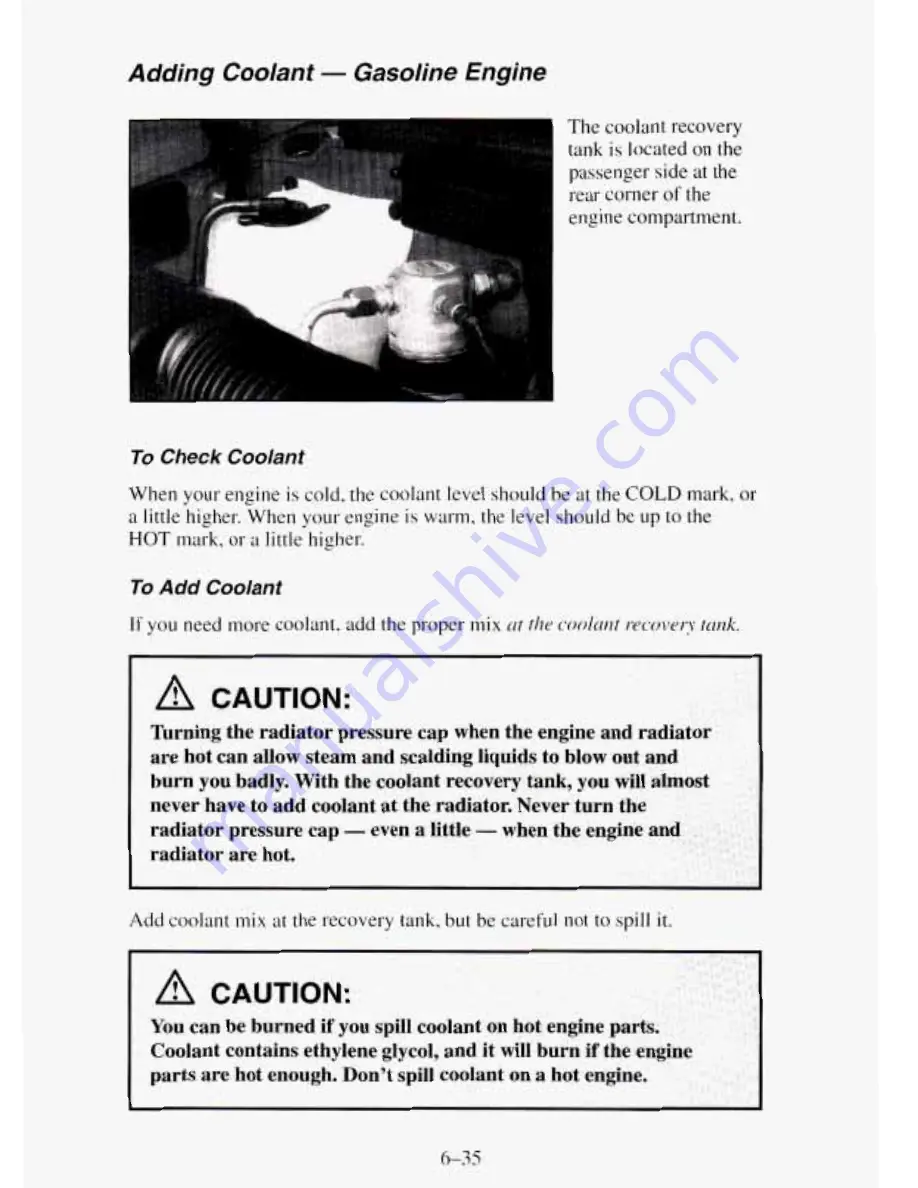 GMC 1995 Suburban Owner'S Manual Download Page 317