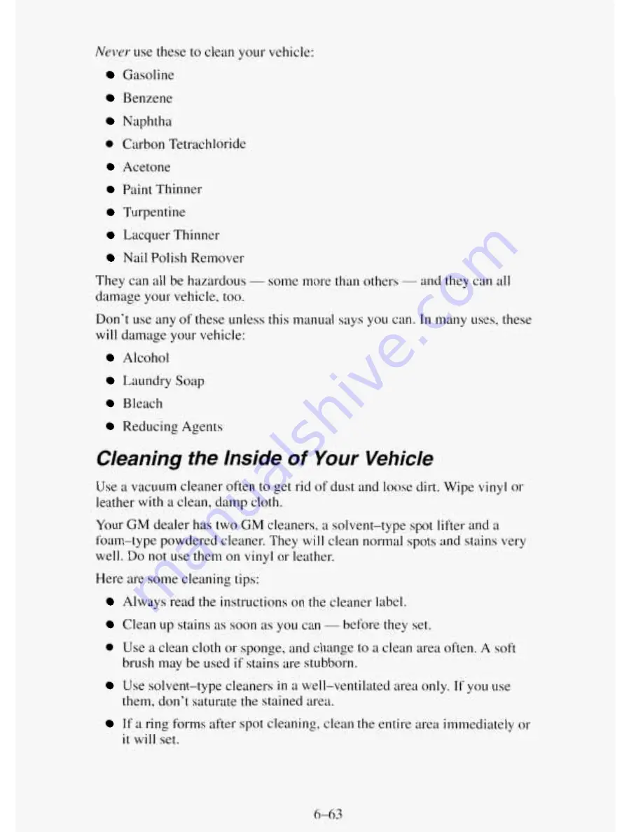 GMC 1995 Suburban Owner'S Manual Download Page 345