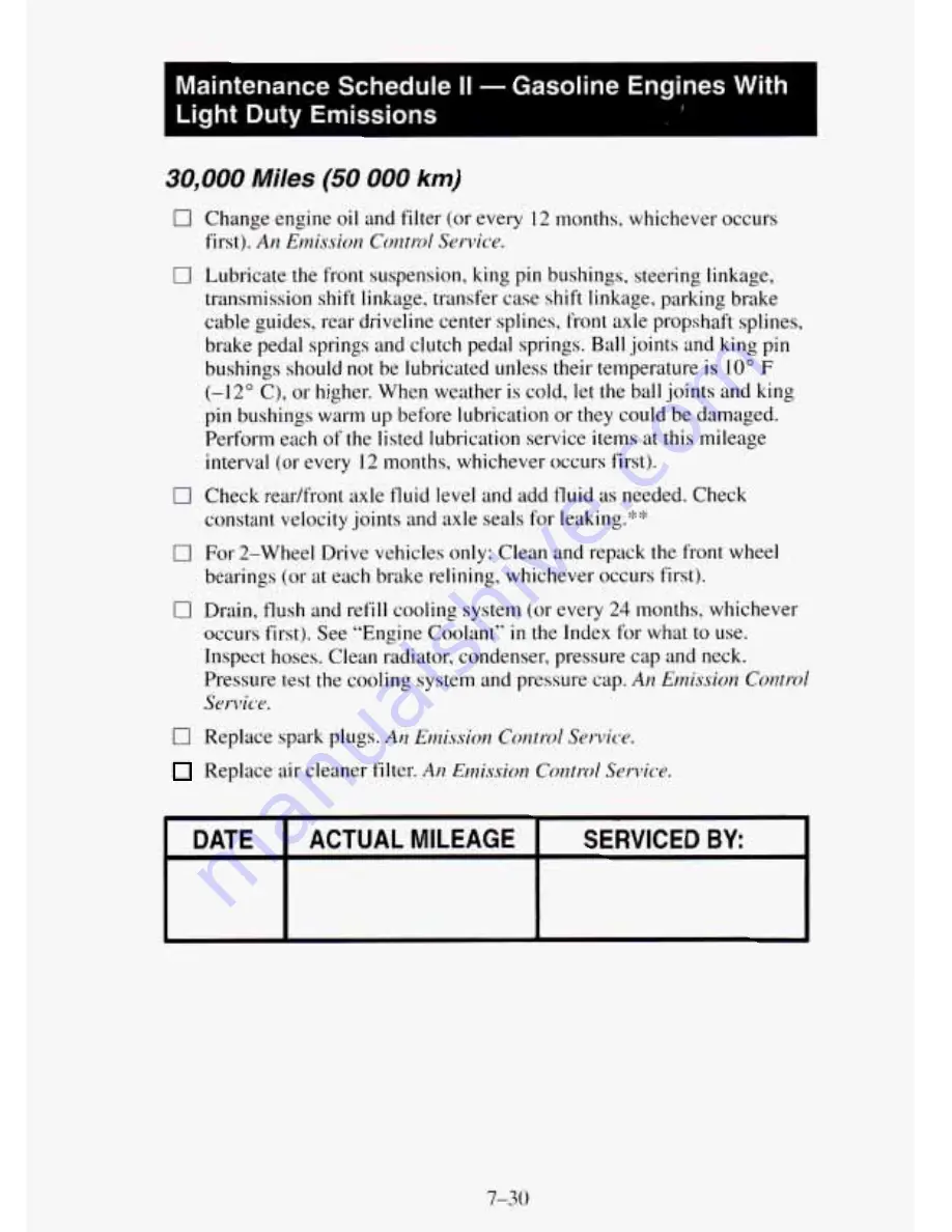 GMC 1995 Suburban Owner'S Manual Download Page 398