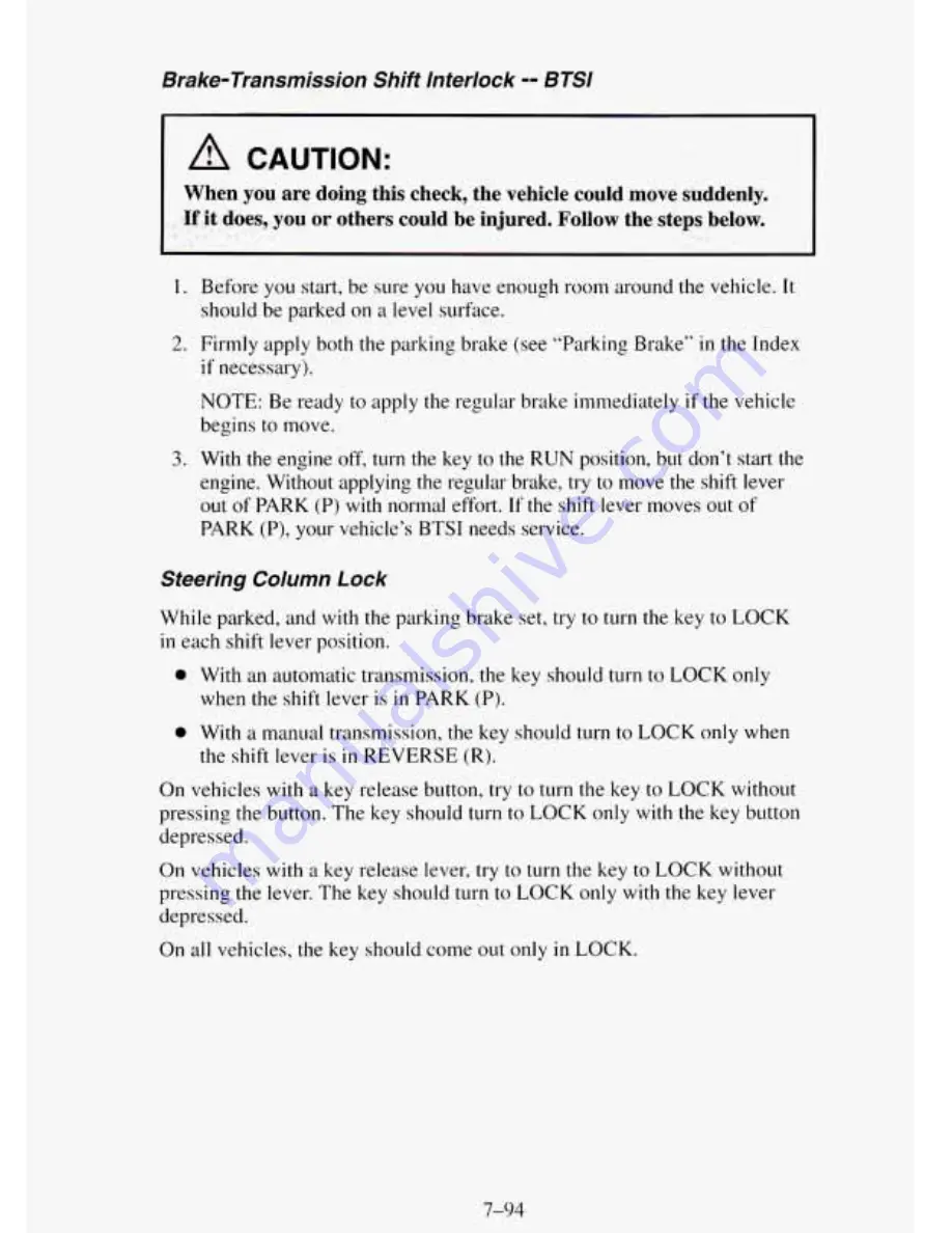 GMC 1995 Suburban Owner'S Manual Download Page 462