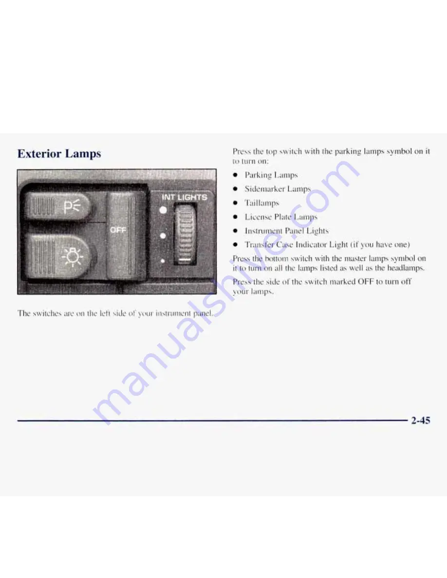 GMC 1997 Jimmy Owner'S Manual Download Page 106