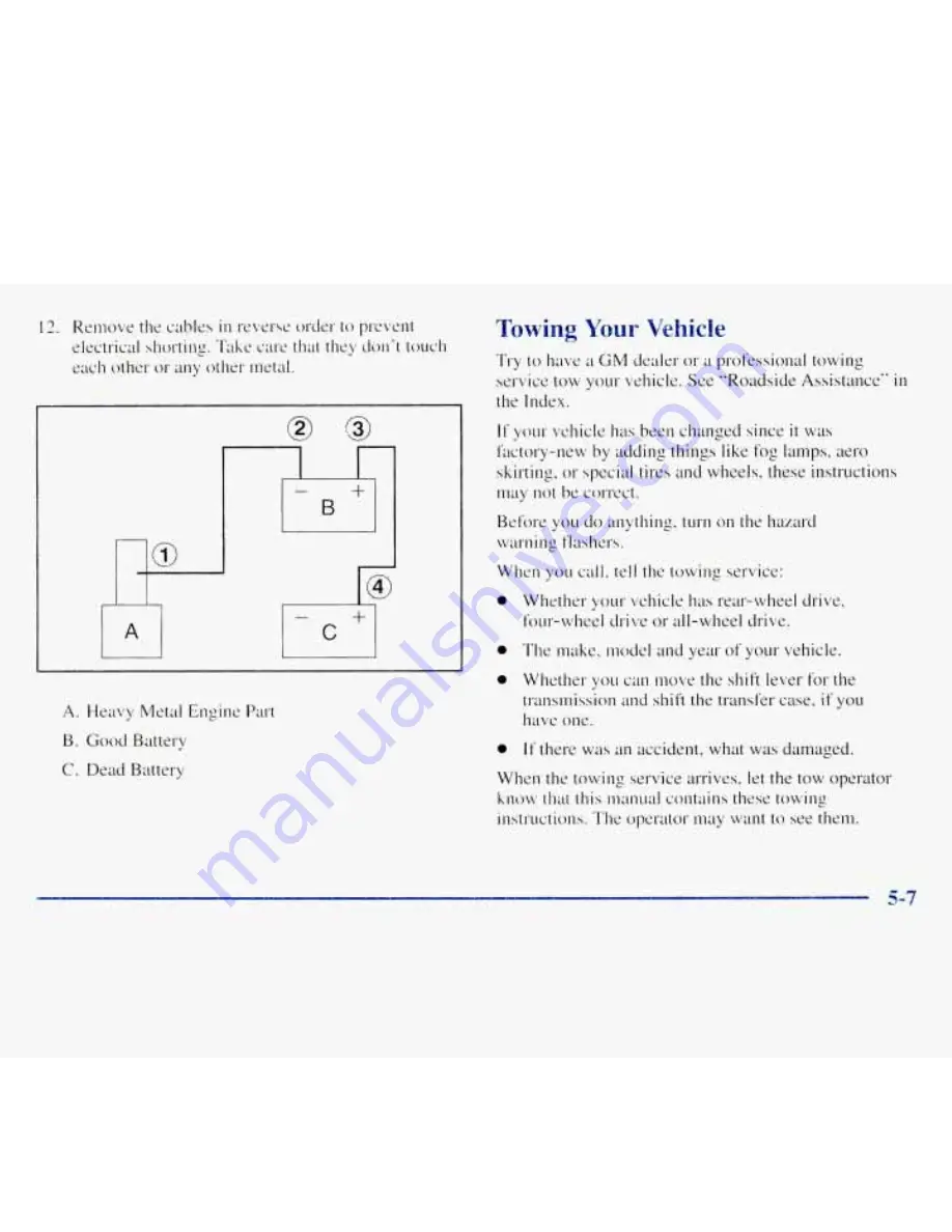 GMC 1997 Jimmy Owner'S Manual Download Page 228