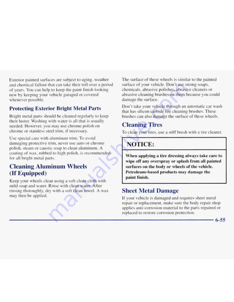 GMC 1997 Jimmy Owner'S Manual Download Page 314