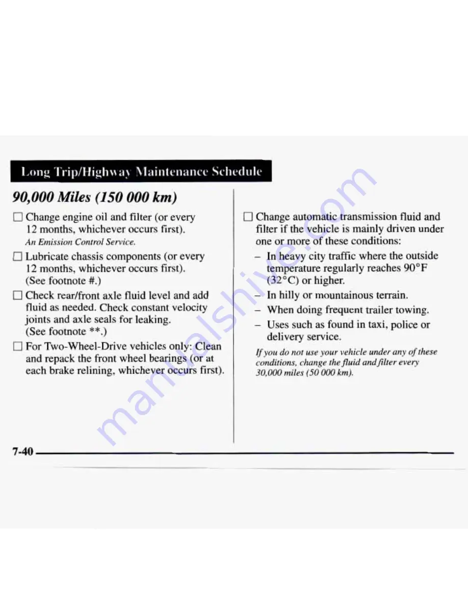 GMC 1997 Safari Owner'S Manual Download Page 364