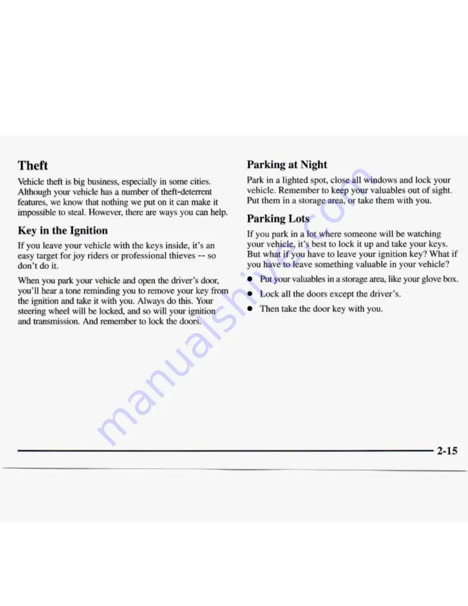 GMC 1997 Savana Owner'S Manual Download Page 77