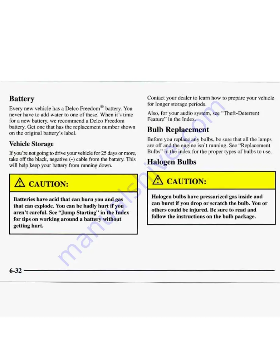 GMC 1997 Savana Owner'S Manual Download Page 266