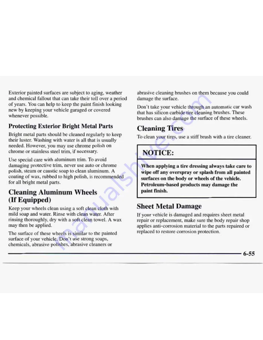 GMC 1997 Savana Owner'S Manual Download Page 289