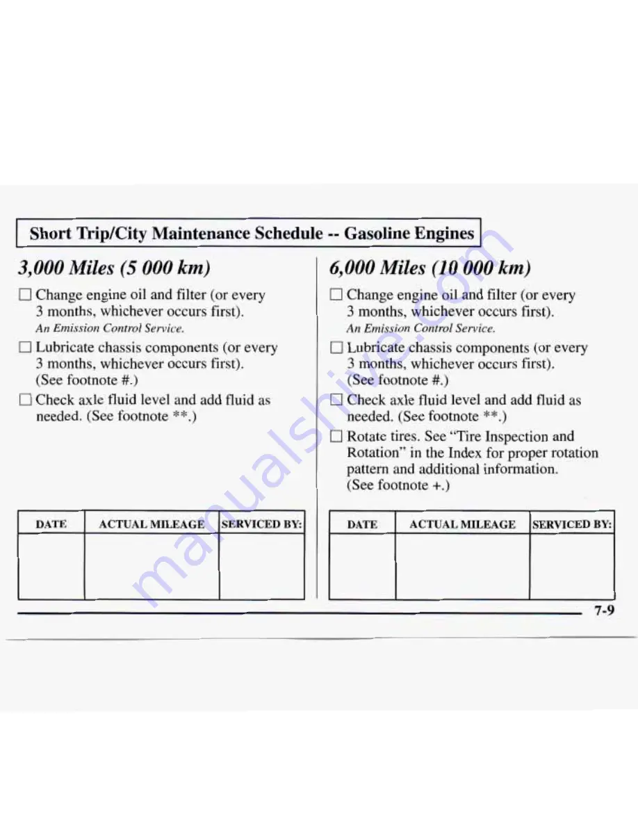 GMC 1997 Savana Owner'S Manual Download Page 313