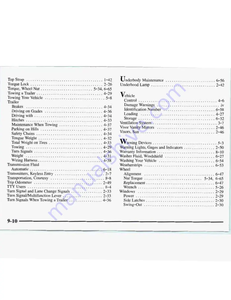 GMC 1997 Savana Owner'S Manual Download Page 384