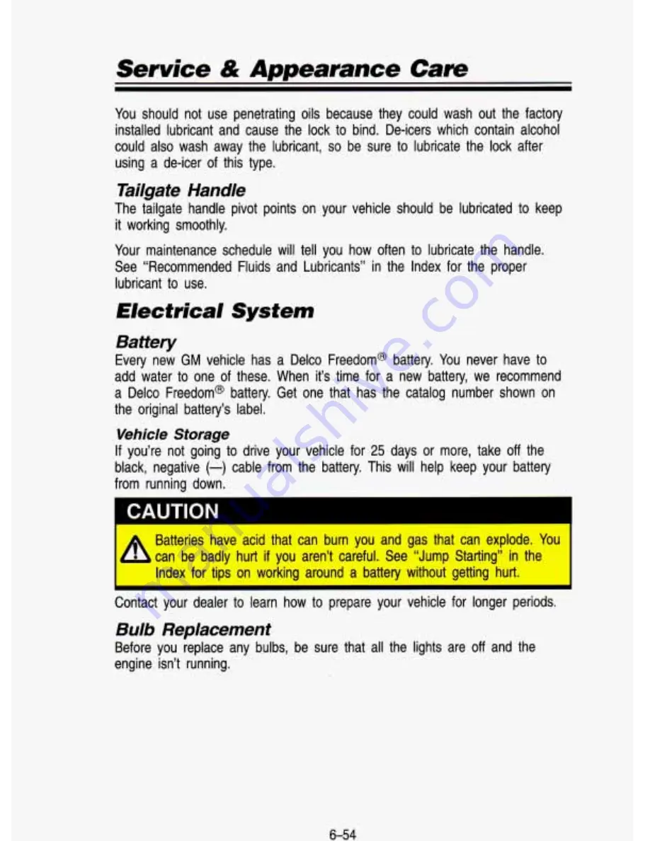 GMC 1999 Sierra 1500 Pickup Owner'S Manual Download Page 332