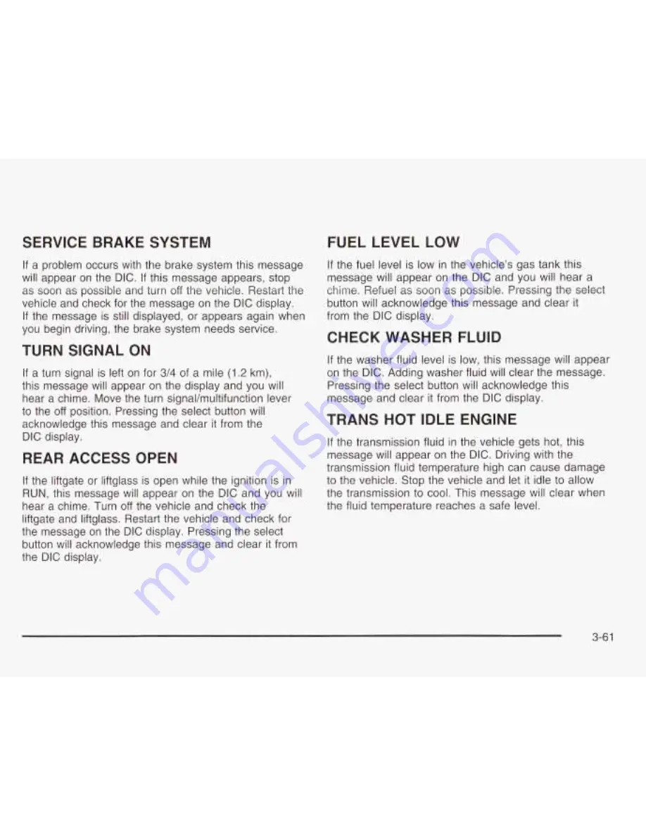 GMC 2003 Envoy XL Owner'S Manual Download Page 186